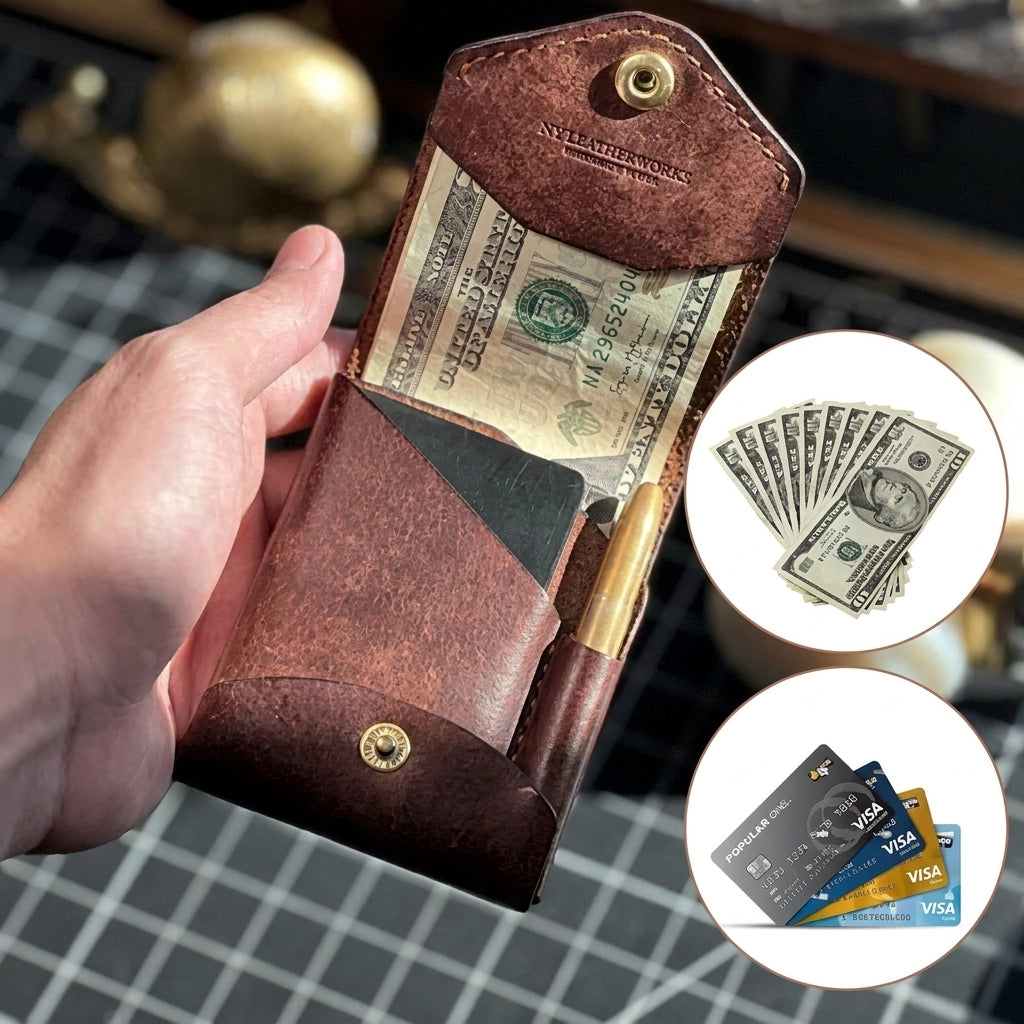 Billetera compacta multifuncional